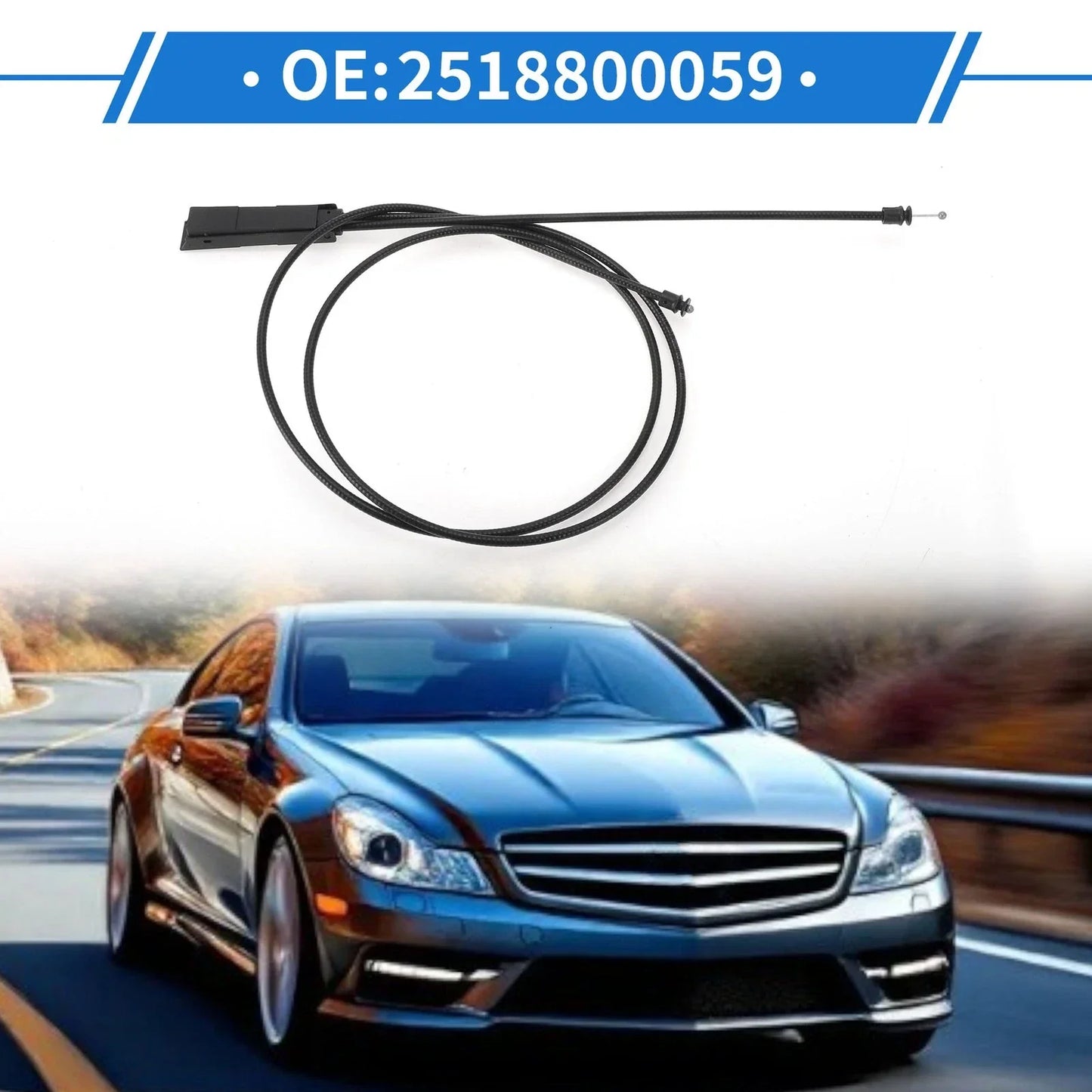 Hood Release Cable for Mercedes-Benz R320 (2009)