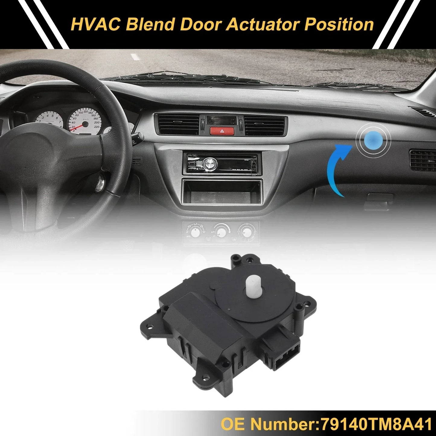 HVAC Heater Blend Door Actuator for Honda Insight (2010-2014)
