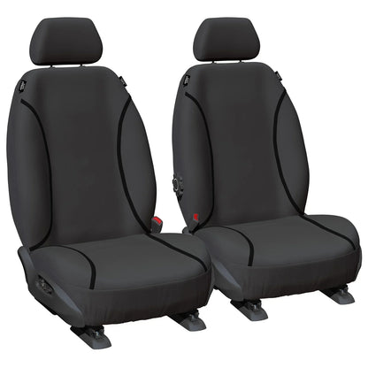 Front Tailor Made Grey Canvas Car Seat Covers for Landcruiser VDJ79 2007~8/16