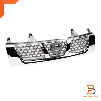 Grille + Emblem Chrome Trim for Nissan Navara Ute D22 (2001-2014)