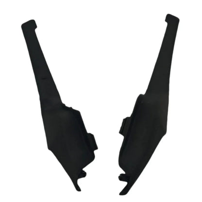 Black Left & Right Front Windshield Wiper Cowl Trim Covers for Kia Pegas