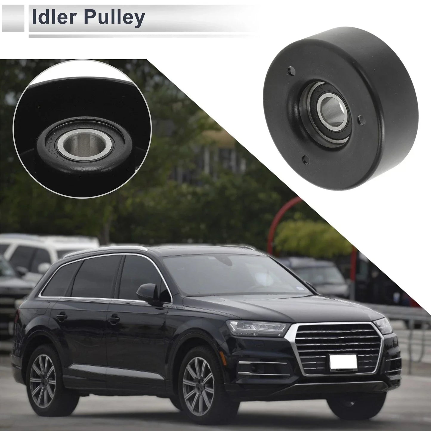 Drive Belt Idler Pulley for Mercedes-Benz S-Class (1994-1999) 1 x Pc