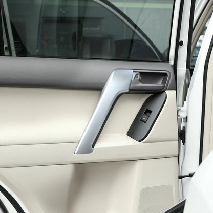 4 x Matte Front Door Armrest Cover Trim for Land Cruiser Prado (2010-2018)