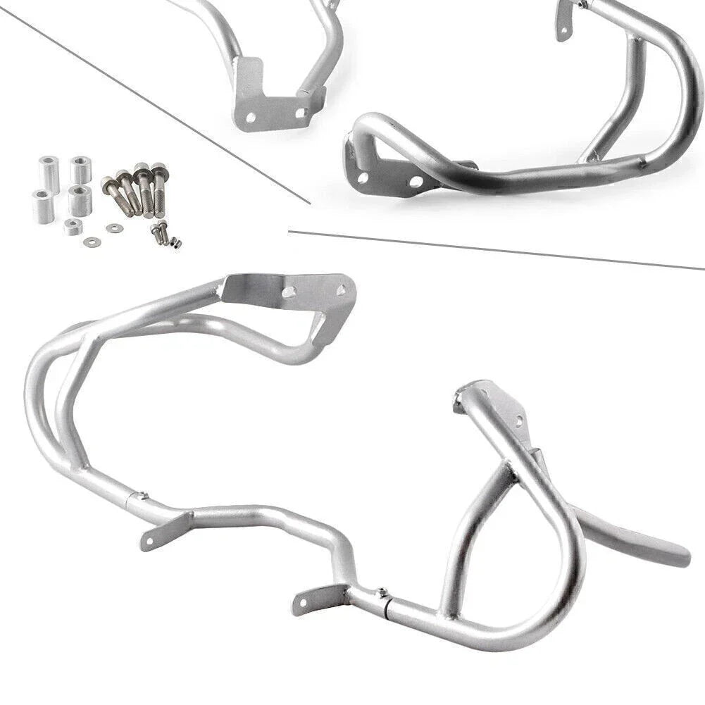 Highway Engine Guard Crash Bar Protection Silver for BMW R1200GS (2004-2012)