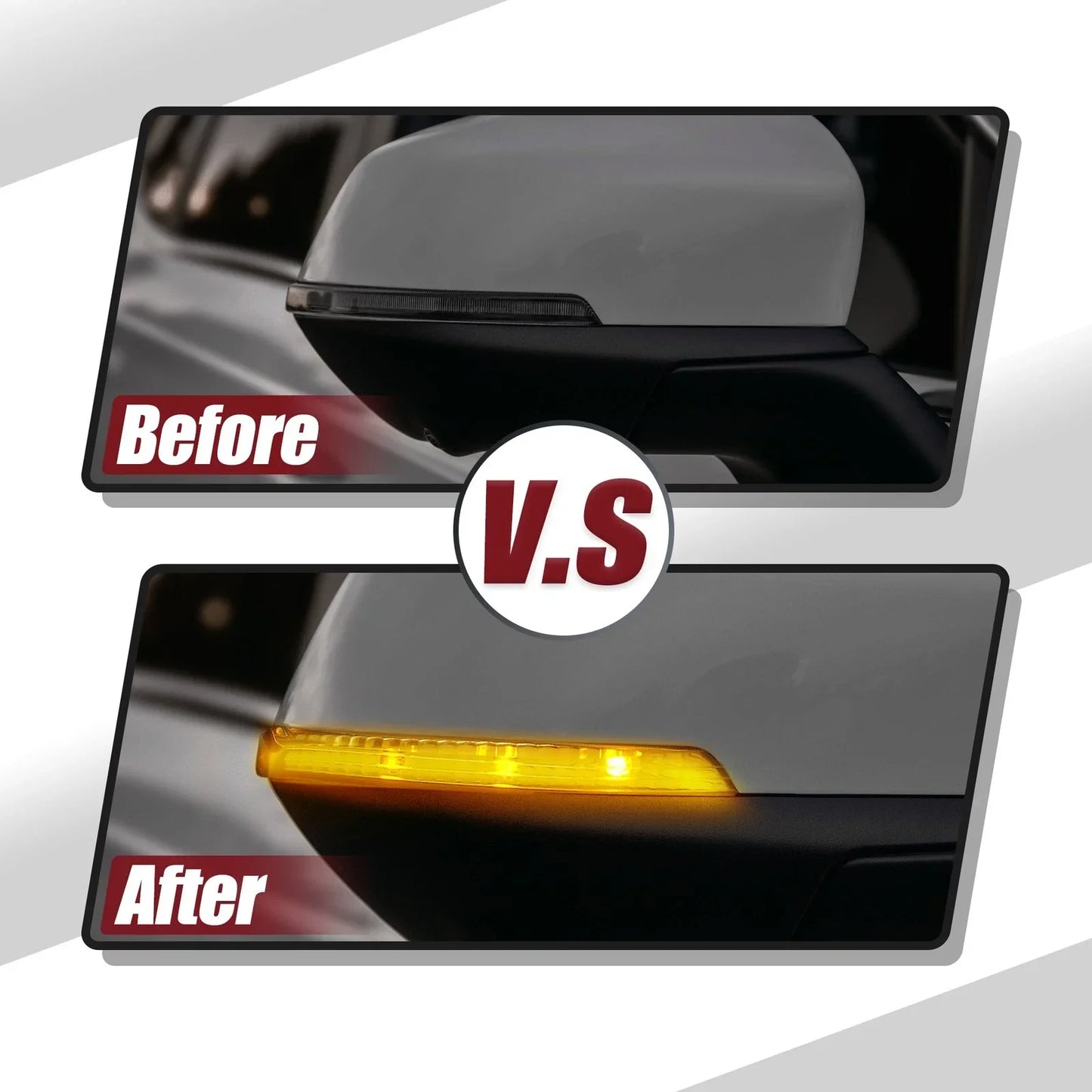 LED Left Side Mirror Turn Signal Light for Chrysler Dodge (2011-2019)