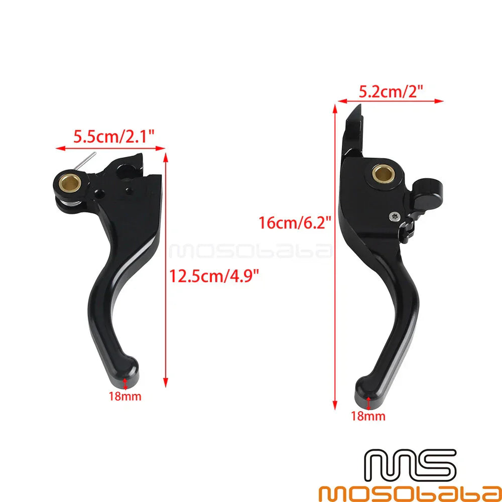 Brake & Clutch Hand Levers Set for Harley Touring Road Glide CVO FLTRXSE (2014-2023)