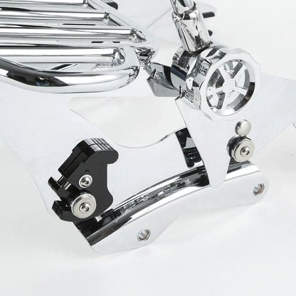 Sissy Bar Luggage Rack Backrest Docking Kit for Harley Touring (2014-2024)