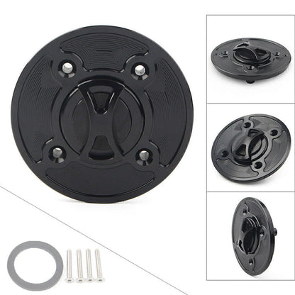 CNC Fuel Gas Tank Cap Cover for Kawasaki Ninja 400, 650, Z900, Versys 1000