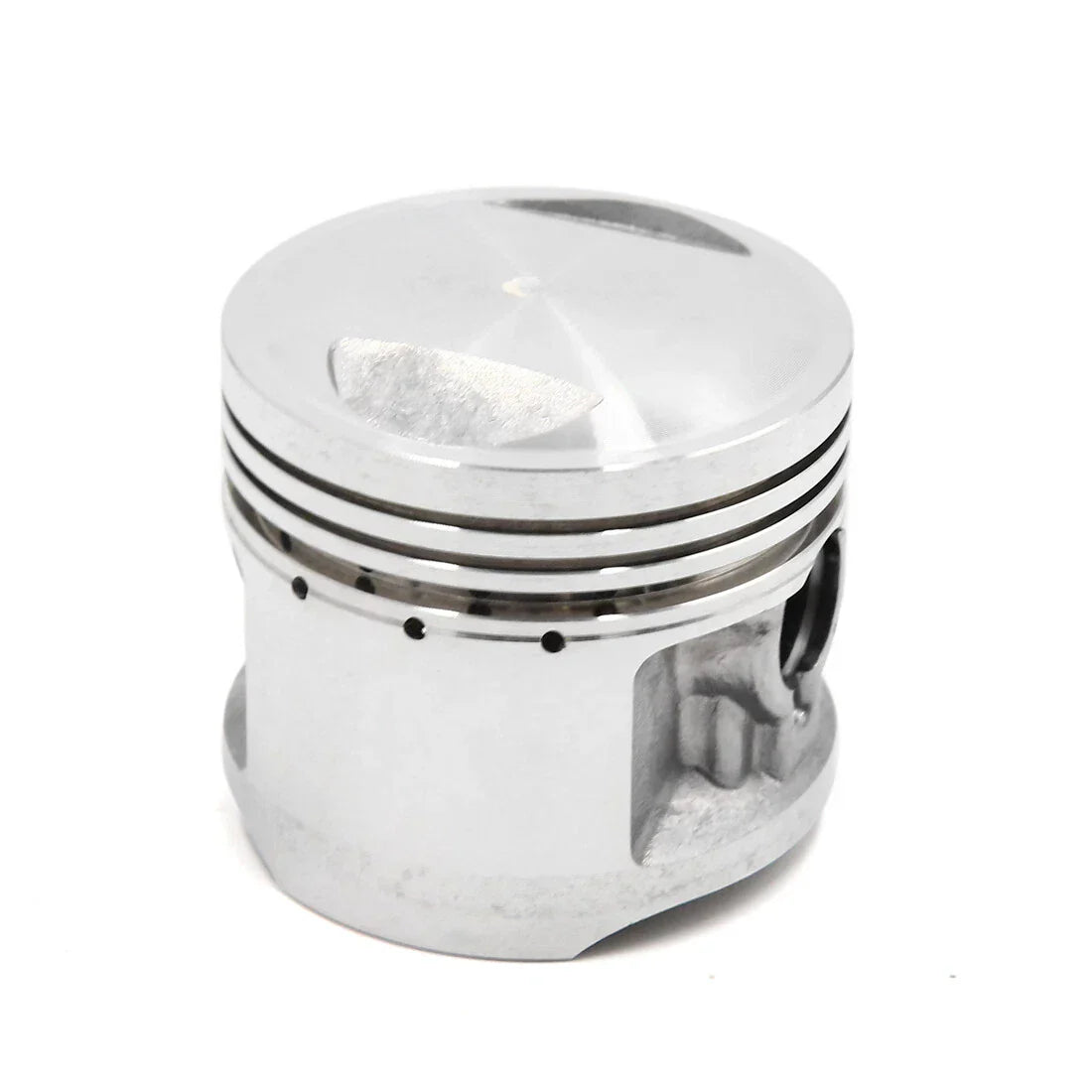 56mm Silver Tone Metal Motorcycle Engine Piston Rings for Honda CG125 (2000-2023)