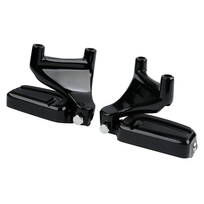 Black Passenger Footpegs for Harley Sportster 883 1200 (2004-2013)