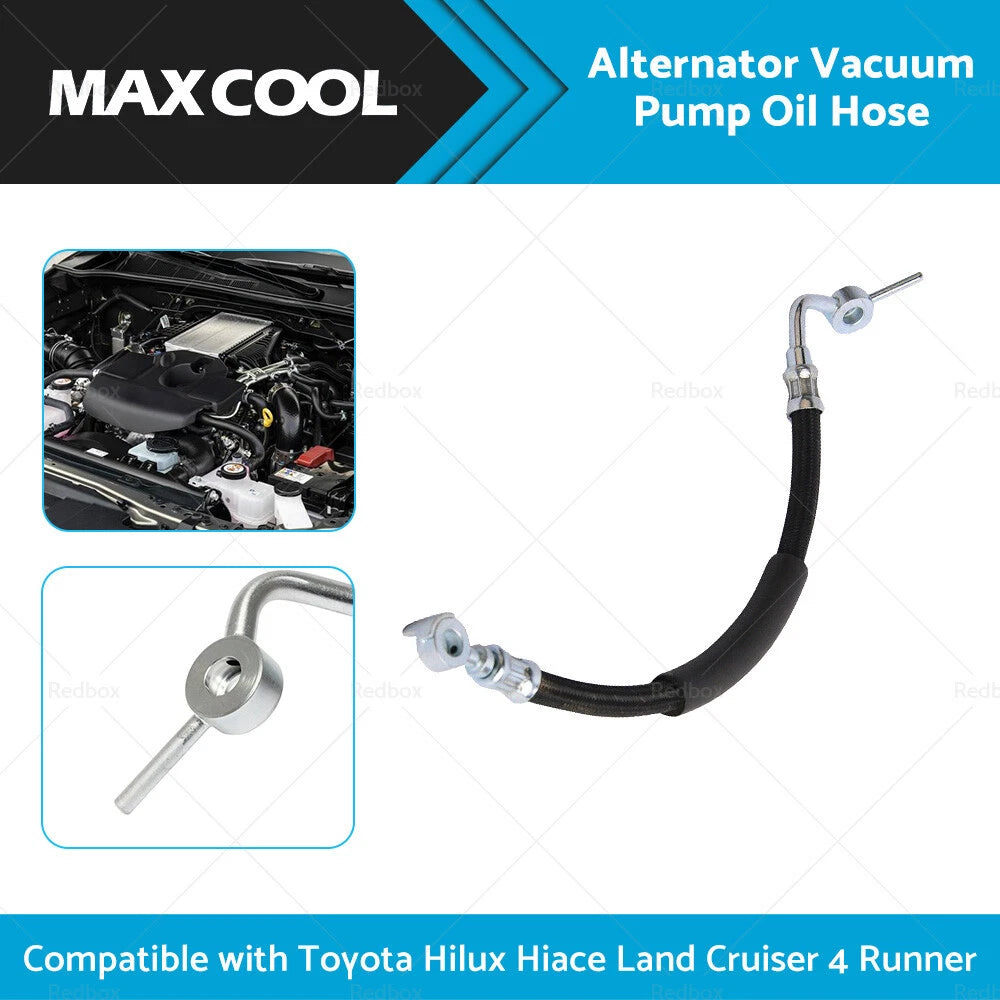 Alternator Vacuum Pump Oil Hose for Toyota Hilux, Hiace (2005-2023)