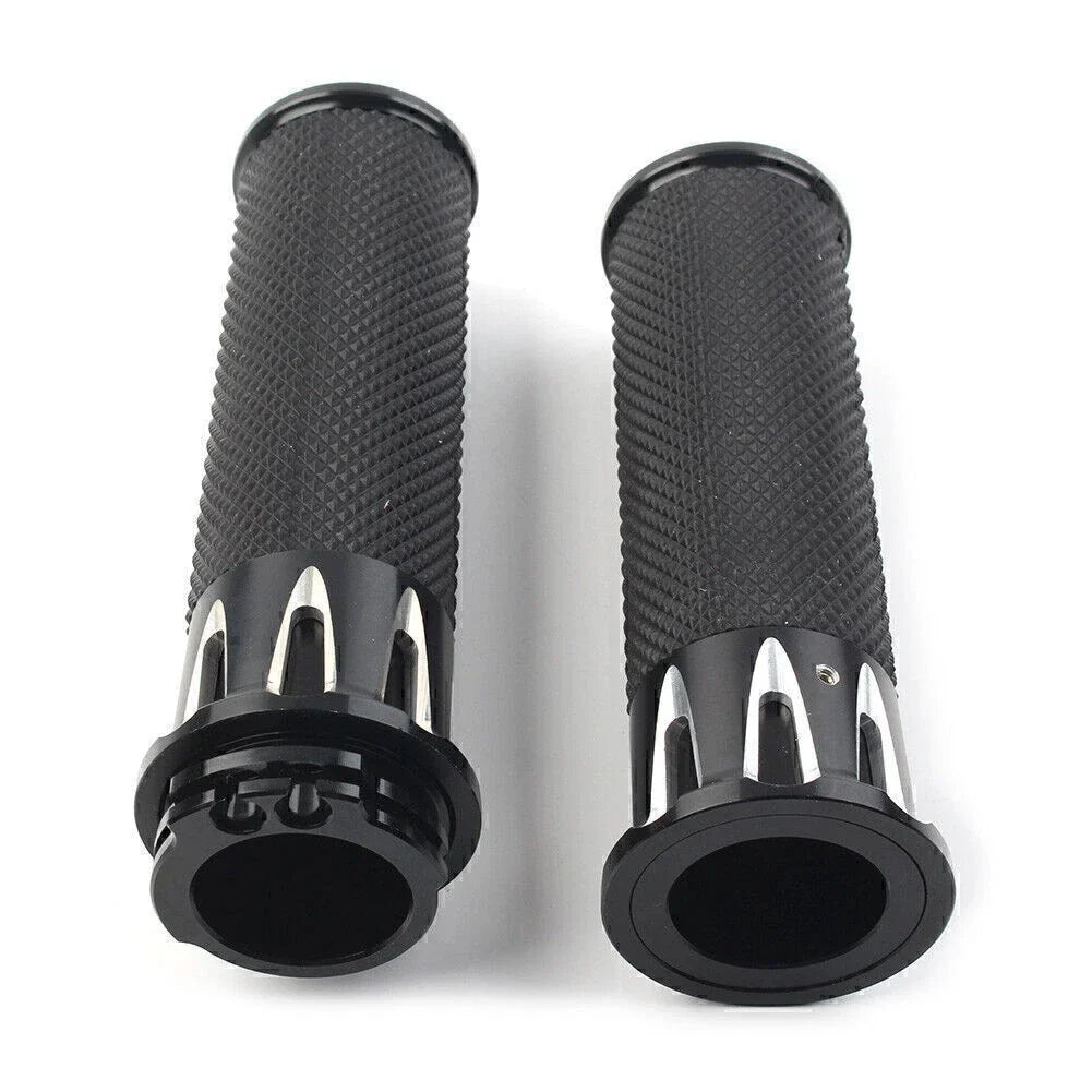 Black Handle Bar Grips for Harley Sportster XL883 XL1200 (2004-2023)