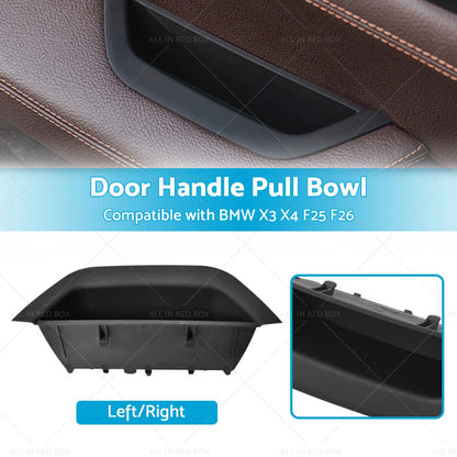 LH/RH Door Handle Bowl Pull Cover Trim for BMW X3 X4 (2011-2017)