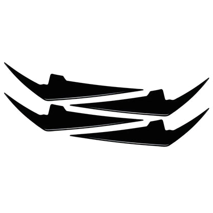4 x Front Bumper Side Spoiler Splitter for BMW 3 Series G20 G21 M Sport (2023)