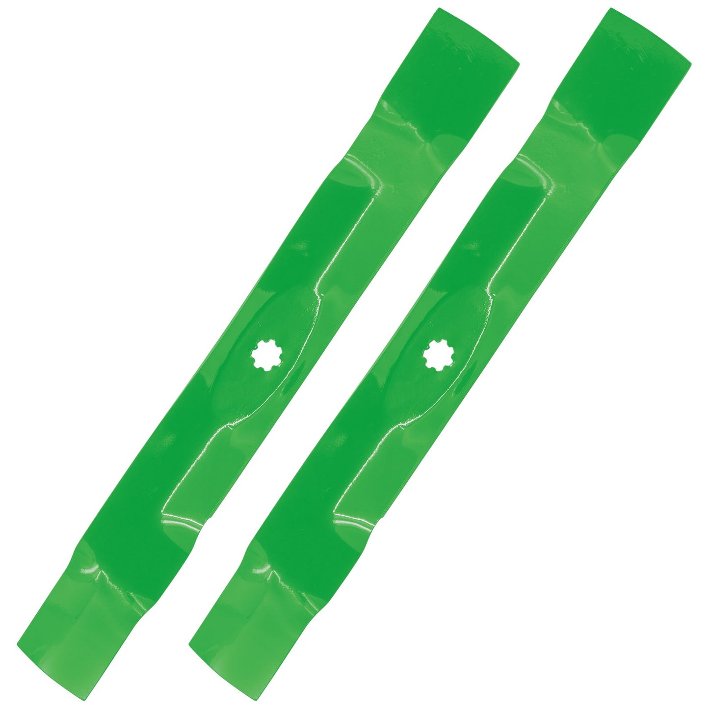Deck Blade Replacement Set for John Deere LT160 LT180 X105 X110 (21.375 in) (2005–2007)