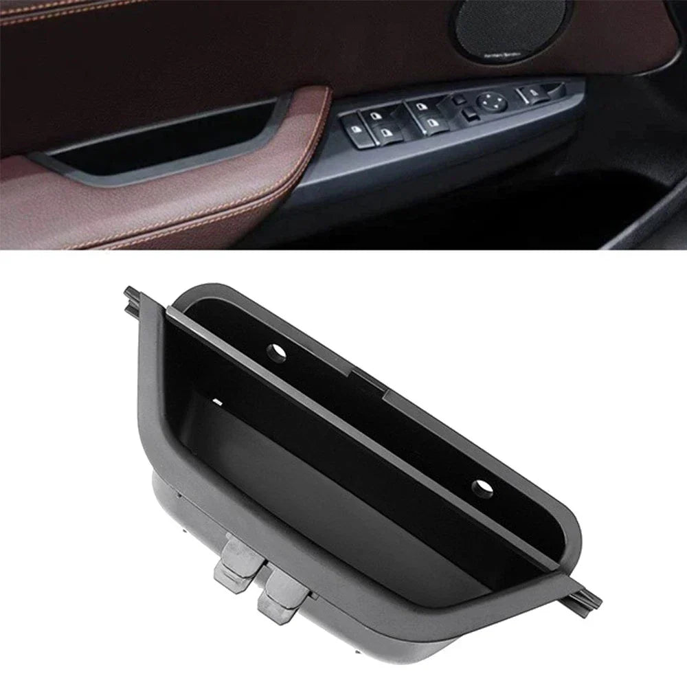 Front Driver Interior Door Handle Trim Black for BMW F25 F26 X3 X4 (2011-2017)
