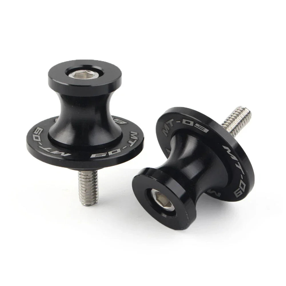 6MM Swingarm Spools Sliders for YAMAHA MT-09 FZ09 (2013-2022) Black