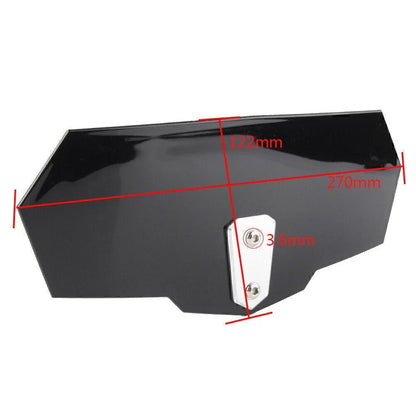 Adjustable Clip-On Windshield Windscreen for Universal Motor Tan