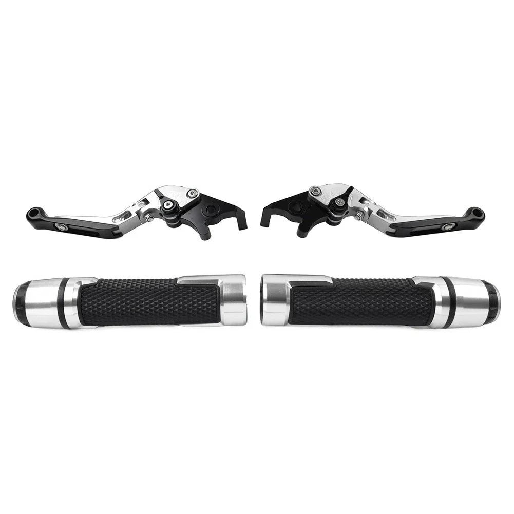 Folding Extendable Brake Clutch Levers & Handlebar Grips for BMW C650GT C600
