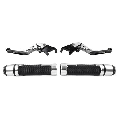 Folding Extendable Brake Clutch Levers & Handlebar Grips for BMW C650GT C600