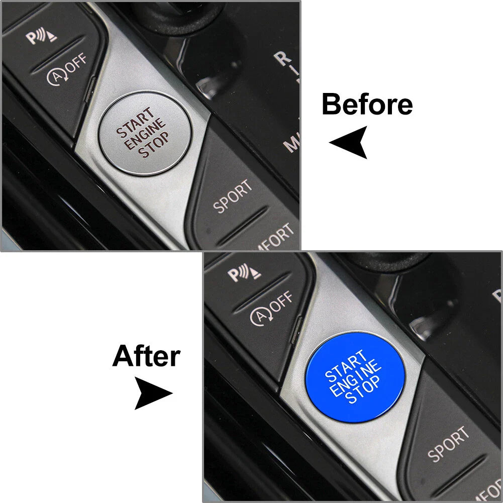 Engine Start Stop Button Switch Cover Trim for BMW 3 8 X Series (2012-2020)