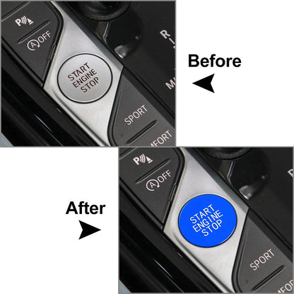 Engine Start Stop Button Switch Cover Trim for BMW 3 8 X Series (2012-2020)