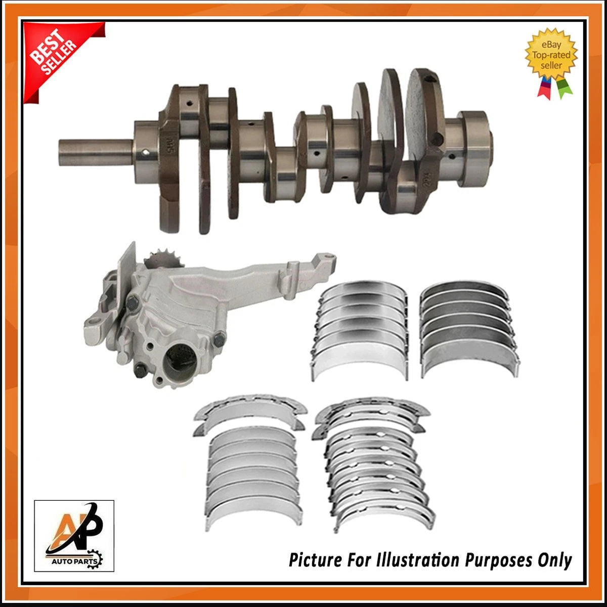 Crankshaft Rebuild Kit Replacement for Mercedes-Benz OM642 3.0 Diesel (2007–2014)