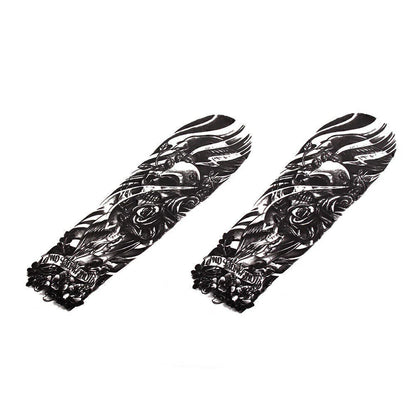 Custom Front Fork Skull Decal Stickers for Harley & Yamaha