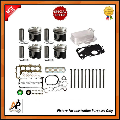 Full Gasket Set Engine Rebuild Parts Kit for Land Rover Jaguar 2.0D (204DTD) (2000–2019)