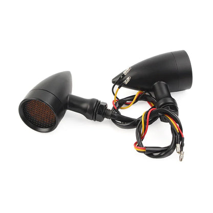 Amber LED Turn Signal Blinker Light for Harley & Honda Motorcycles