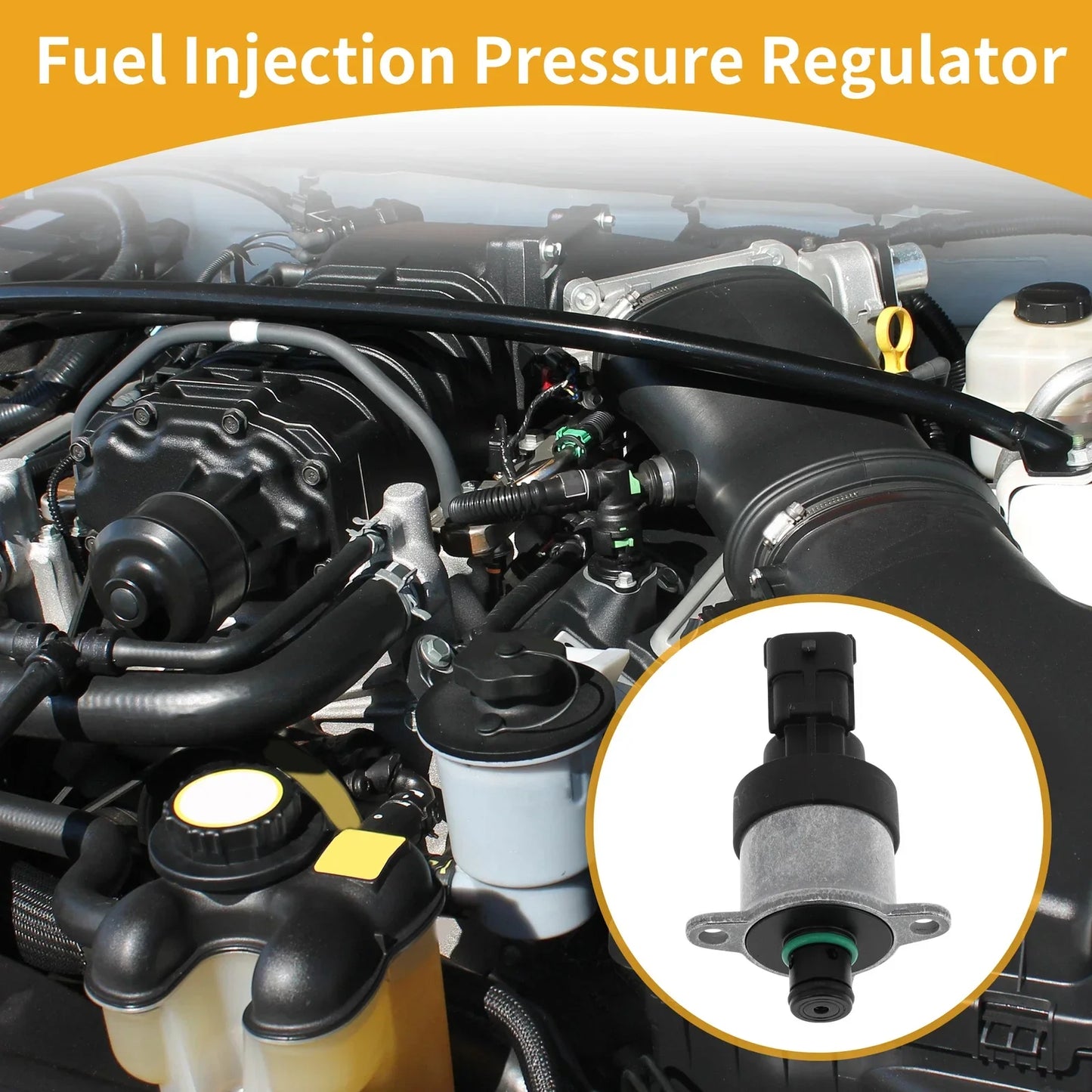 Fuel Pressure Regulator for Dodge Ram 2500 (2003-2007) Metal 1 x Unit