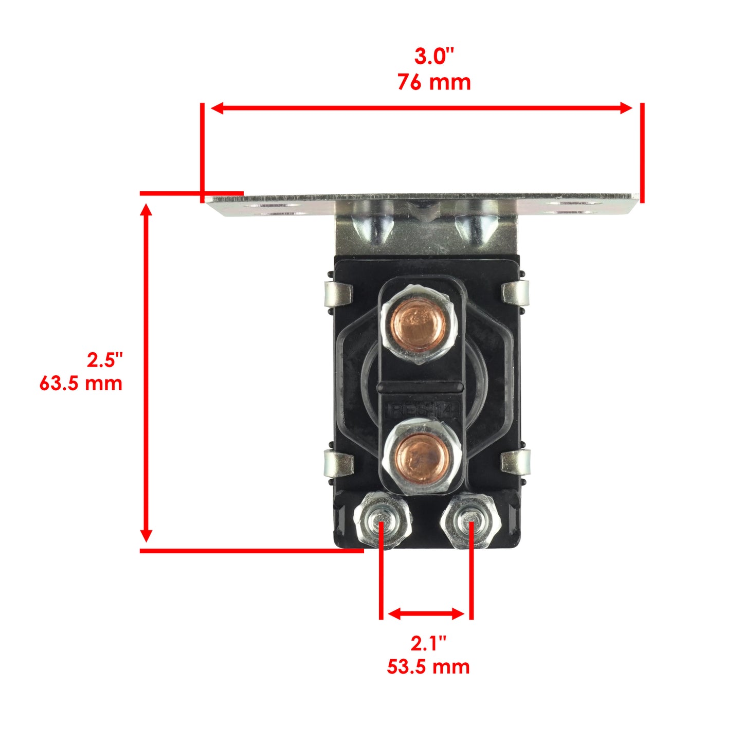 Caltric Starter Solenoid Replacement for John Deere 6619AF 6619TF (1990–2000)