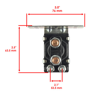 Caltric Starter Solenoid Replacement for John Deere 6619AF 6619TF (1990–2000)