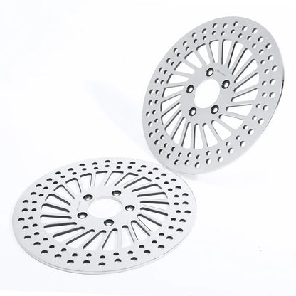 11.8in Front Rotors & Bolts for Harley Touring & Dyna (2008-2023) (2006-2017)