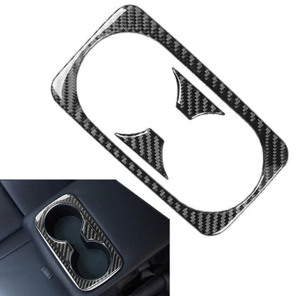 3 x Rear Armrest Cup Holder Panel Covers for Kia Stinger (2018-2023)