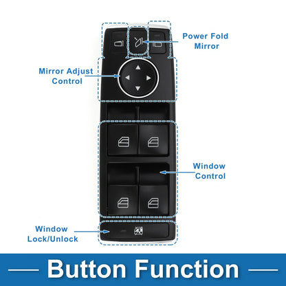 Power Window Switch for Mercedes-Benz C200 (2001-2007)