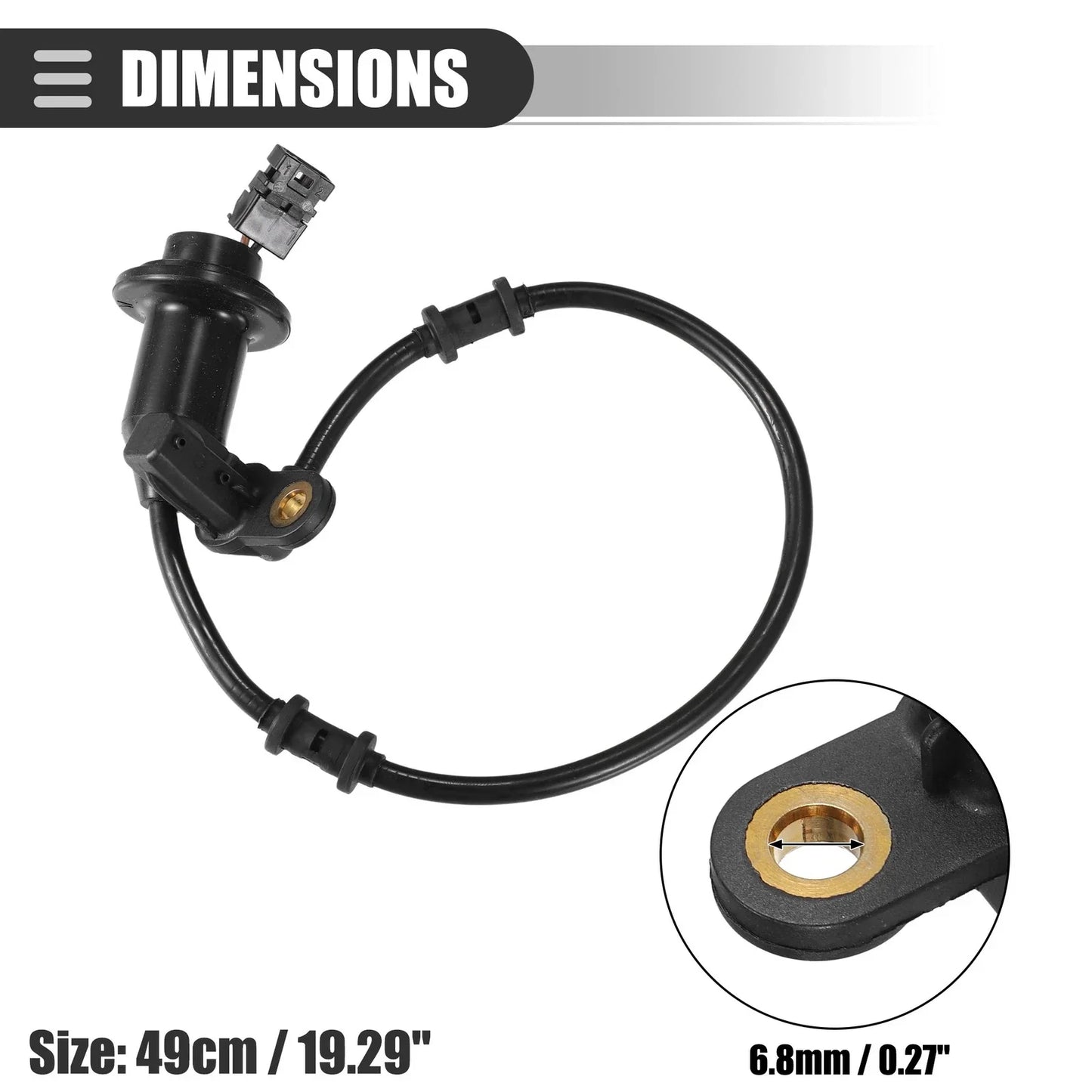 Rear Right ABS Wheel Speed Sensor for Mercedes-Benz (2010-2015)