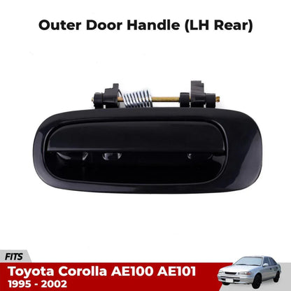 Outer Door Handle Holder Rear LH Fits Toyota Corolla AE110 AE111 SED 1995-02 D05