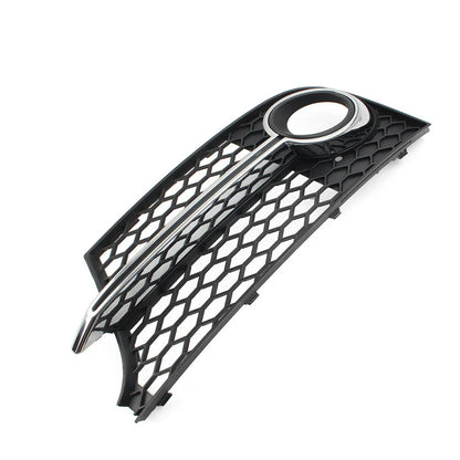 Front Bumper Honeycomb Mesh Fog Light Grille Cover for Audi TT MK2 (2006-2014)