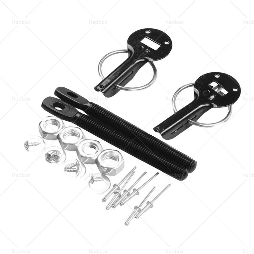 Racing Mount Bonnet Hood Lock Latch Pins for Universal Cars