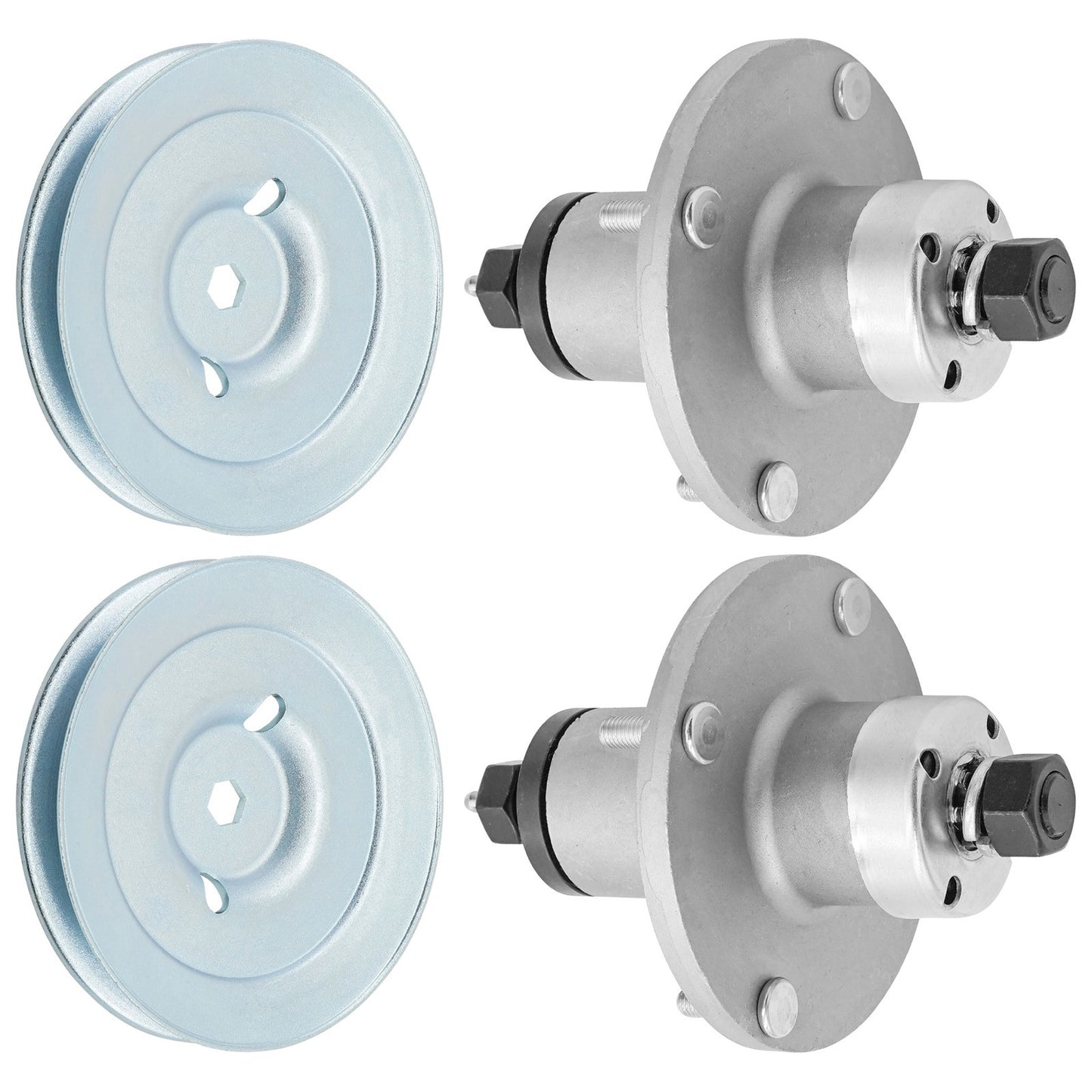 Deck Spindle Pulley Replacement for John Deere X300 X304 X324 X360 (2003–2005)