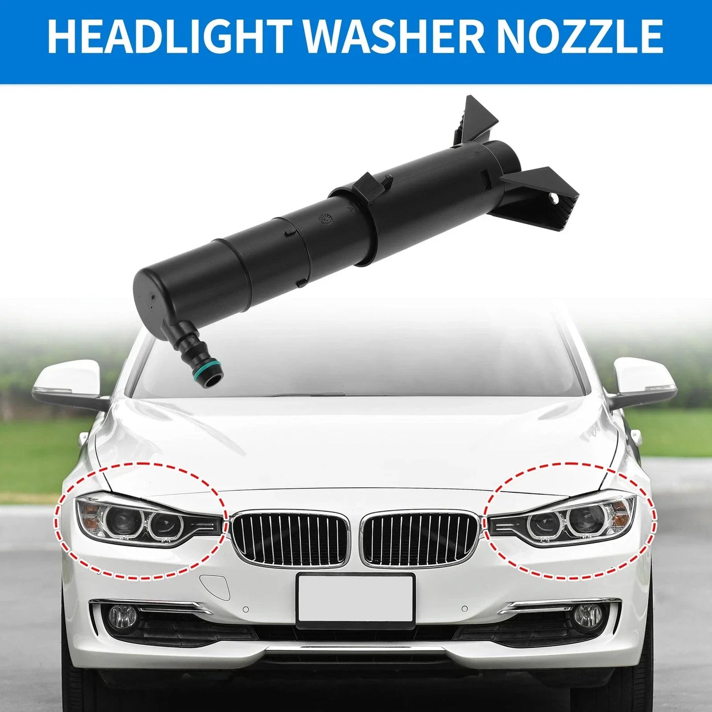 Headlight Washer Nozzle for Porsche Cayenne 2011-2014