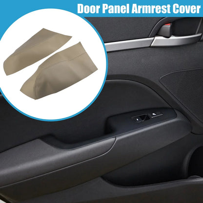 Rear Door Panel Armrest Cover for Honda Pilot (2009-2015) - Beige 1 Pair