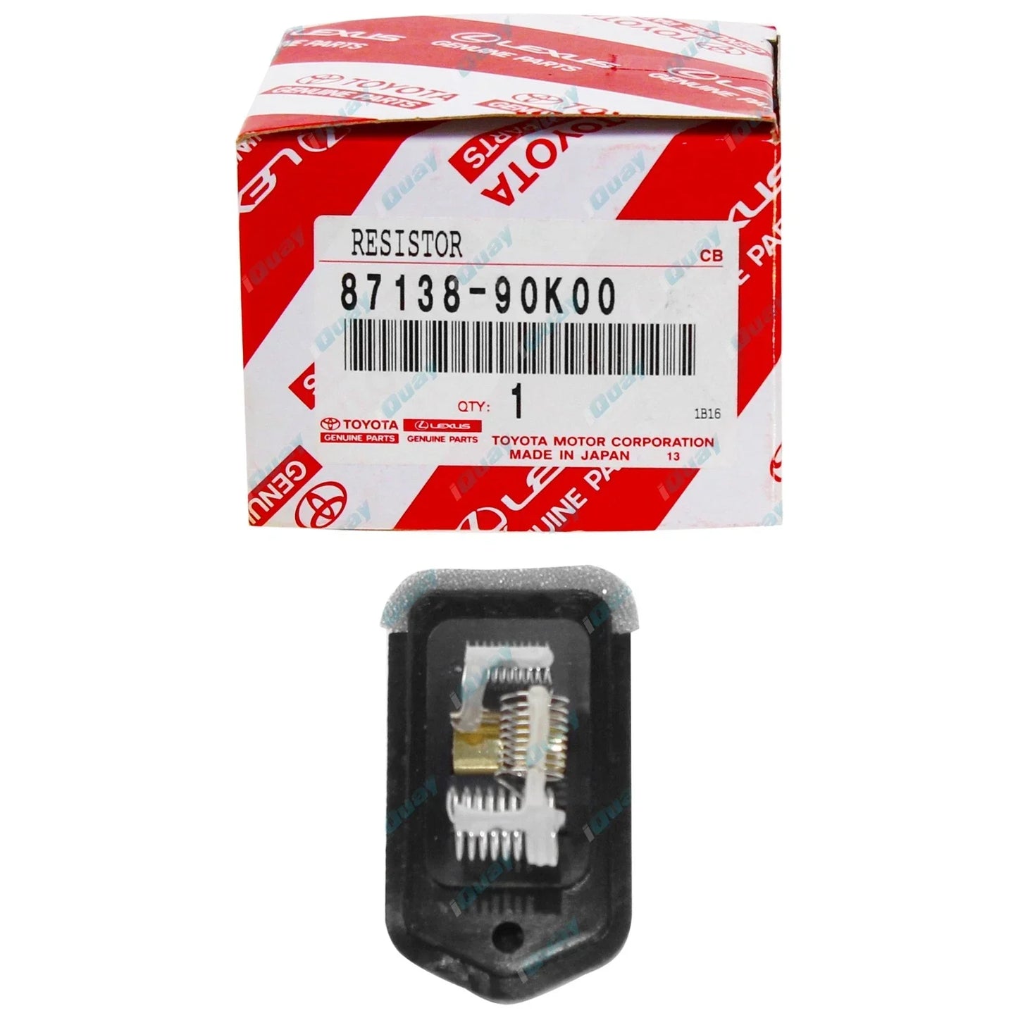 Genuine Toyota Heater Fan Resistor for Landcruiser HDJ78R 4.2L 6cyl 1HD-FTE