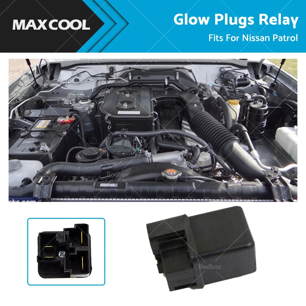 Glow Plug Relay for Nissan Patrol GQ Y60 RD28T TD42 (1989-1997)
