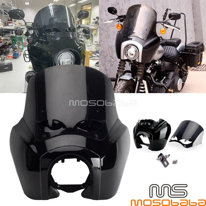 12'' Windshield Headlight Fairing for Harley Low Rider FXLR (2018-2020)