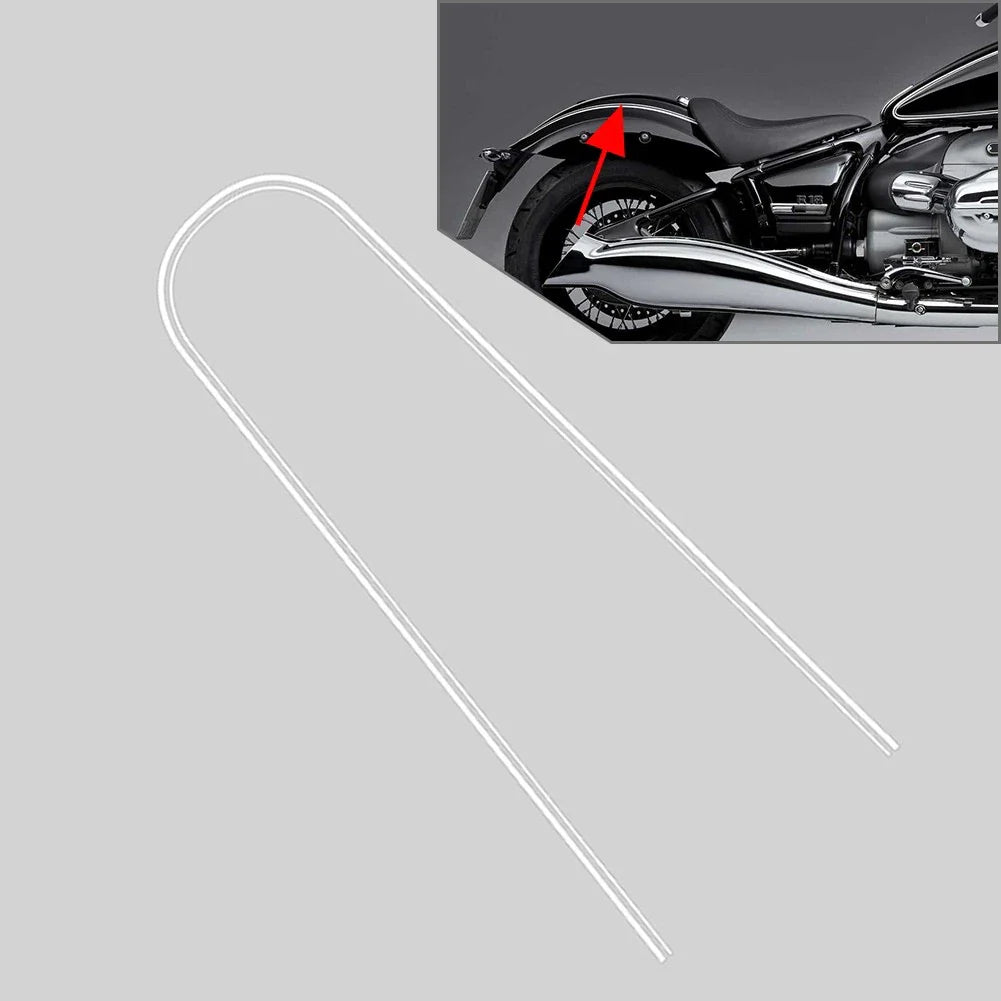 White Rear Mudguard Splash Guard Cover for BMW R18 B Classic (2021-2023)