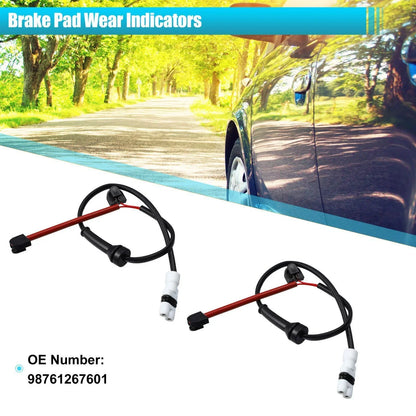 2 x Rear Disc Brake Pad Wear Sensors for Porsche Cayman Boxster (2005-2012)