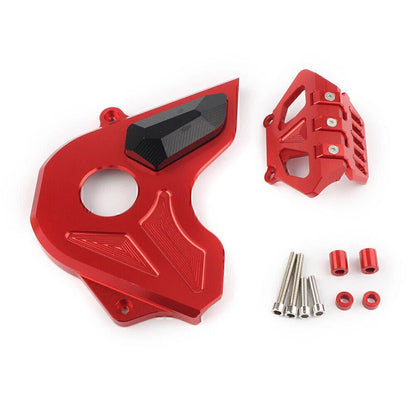 CNC Front Sprocket Chain Cover Guard for Honda CB650F (2014-2019) Red