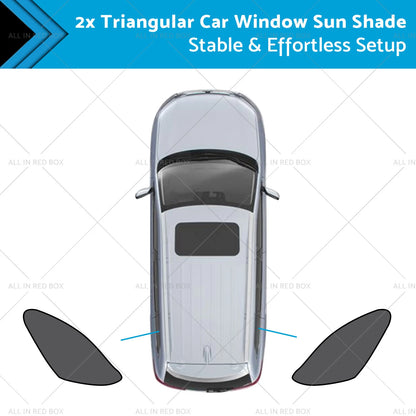 Triangular Car Window Sun Shades for Mazda CX-30 (2019-2025) UVA Protection